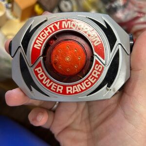Not for sale Mighty Morphin Power Rangers Communicator Toy - Red/Silver